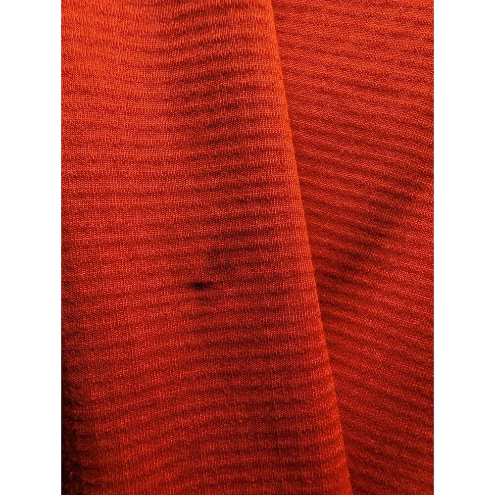 The North Face Men’s XL Orange 1/4 Zip Grid Fleece Pullover Hiking Outdoor